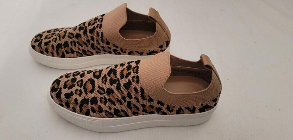 Bryna Knit Leopard Print Sneakers (Wonderly) Size… - image 2